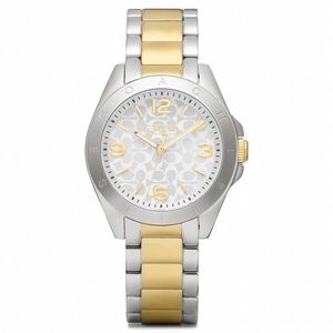 Two-tone women’s Coach watch
